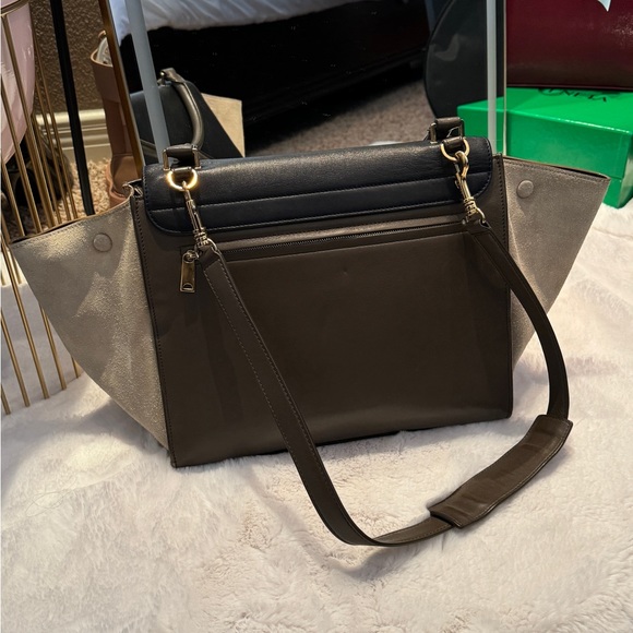 Celine tricolor medium trapeze bag - Picture 9 of 10